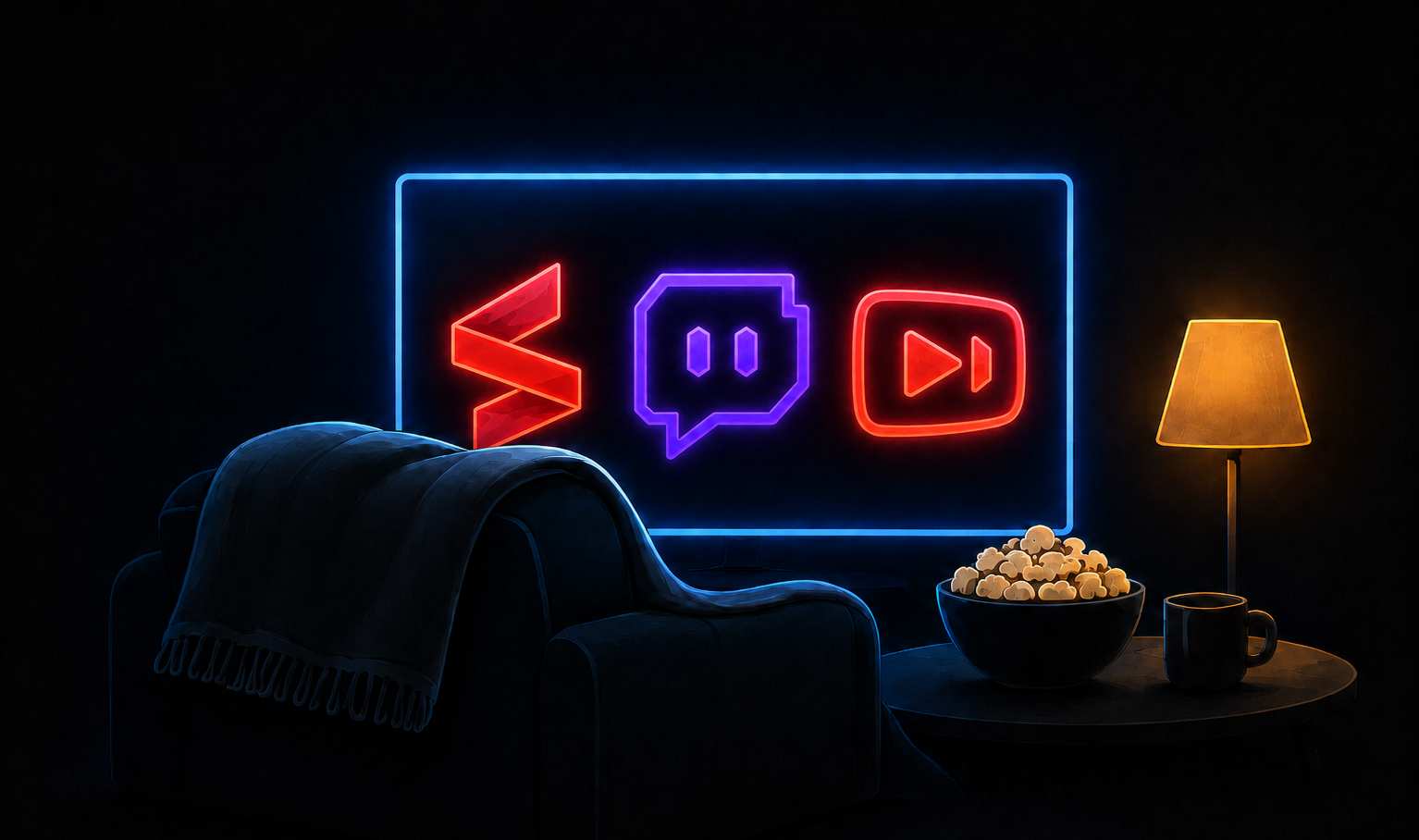 Watch party ze znajomymi na dużym ekranie
