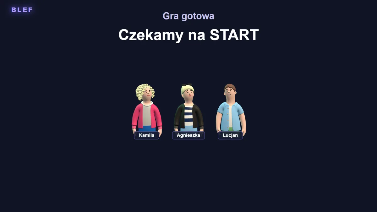Ekran gry Blef w CityNook