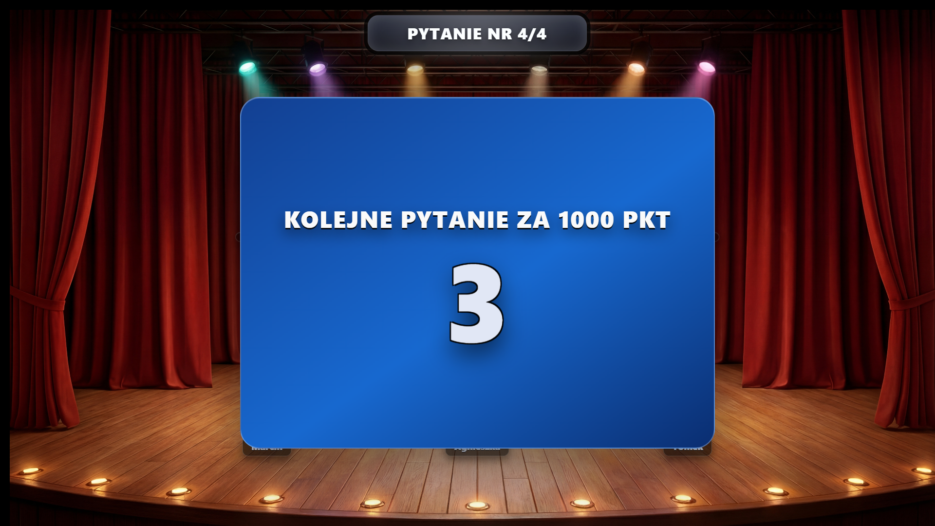 Pytanie punktowane w quizie CityNook